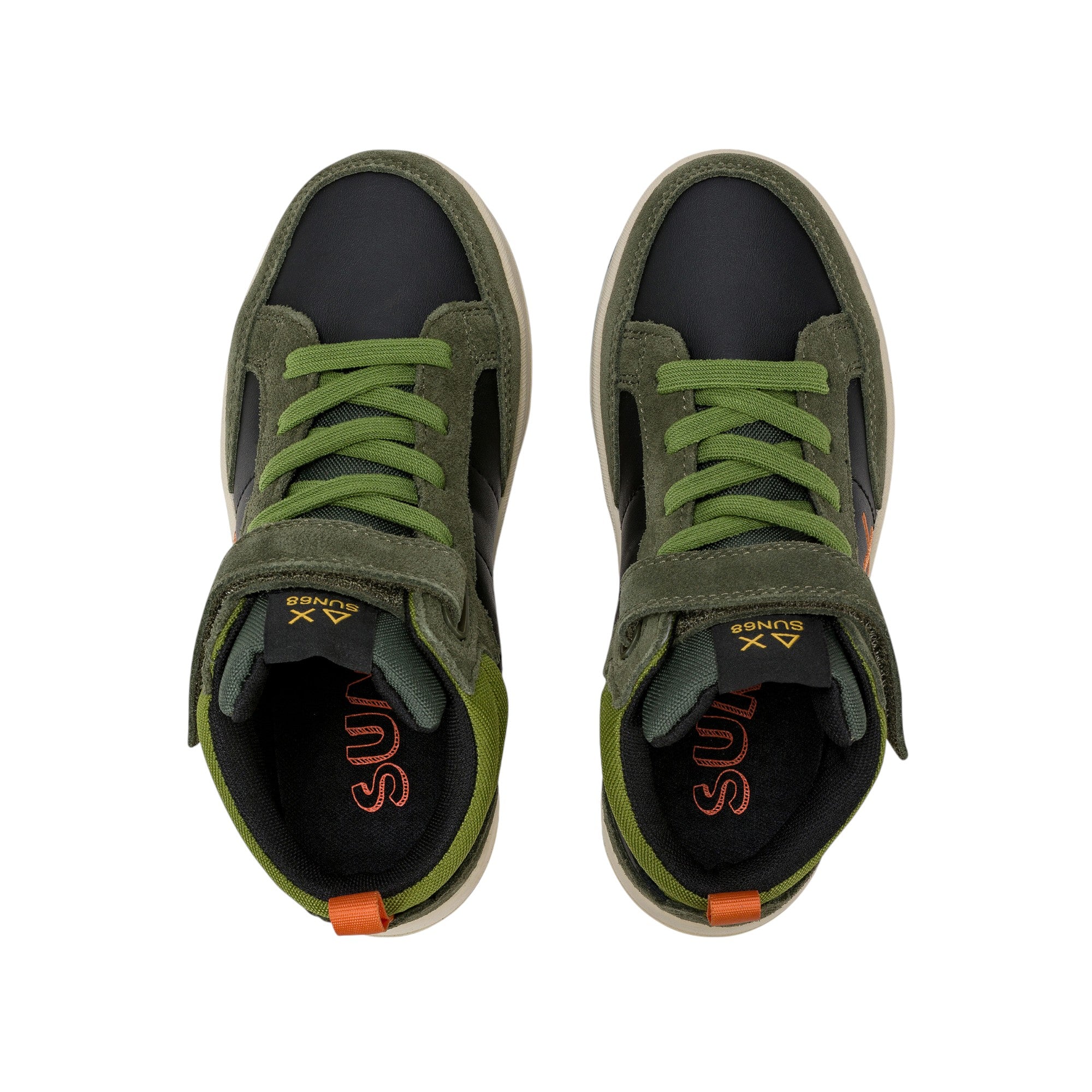  - ["FW25","Kids","Scarpe","Scarpe sportive","Sneakers","Sun68"] - Scarpe sportive Sun68 Boy'S Genius Mid Kid Militare Scuro Z45335K-74 - Lupis SRL