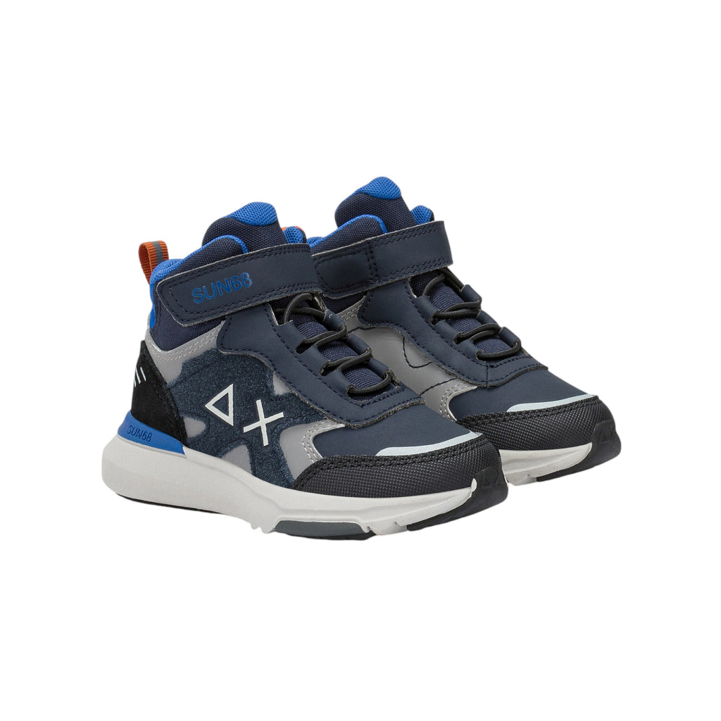  - ["FW25","Kids","Scarpe","Scarpe sportive","Sneakers","Sun68"] - Scarpe sportive Sun68 Boy'S Niki 2.0 Winter Mid Baby Navy Blue Z45321B-07 - Lupis SRL