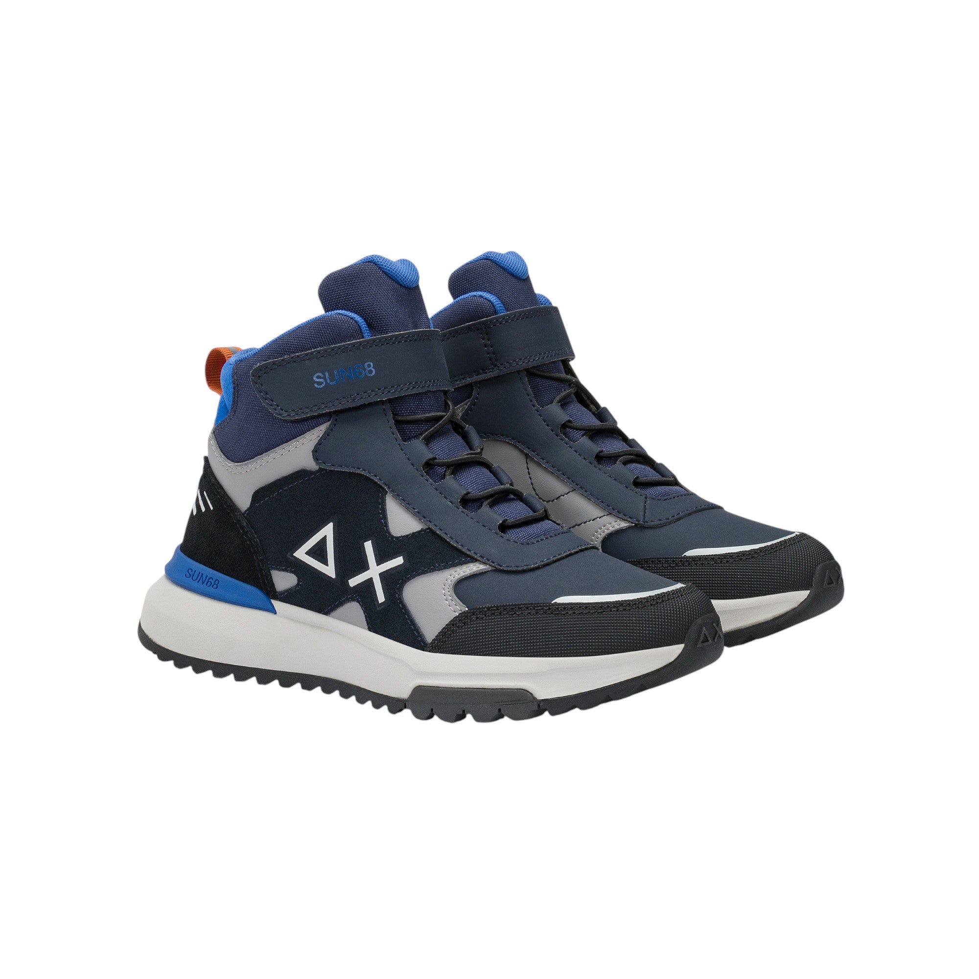  - ["FW25","Kids","Scarpe","Scarpe sportive","Sneakers","Sun68"] - Scarpe sportive Sun68 Boy'S Niki 2.0 Winter Mid Teen Navy Blue Z45321T-07 - Lupis SRL