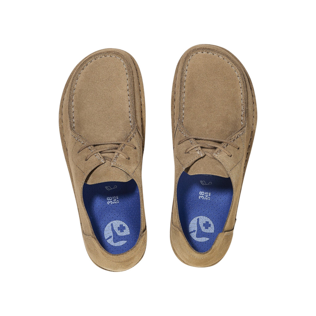  - ["Birkenstock","Derby","FW25","Polacco","Scarpe","Scarpe stringate","Uomo"] - Scarpe stringate Uomo Birkenstock Utti Lace Seude Leather Gray Taupe 1027321 - Lupis SRL