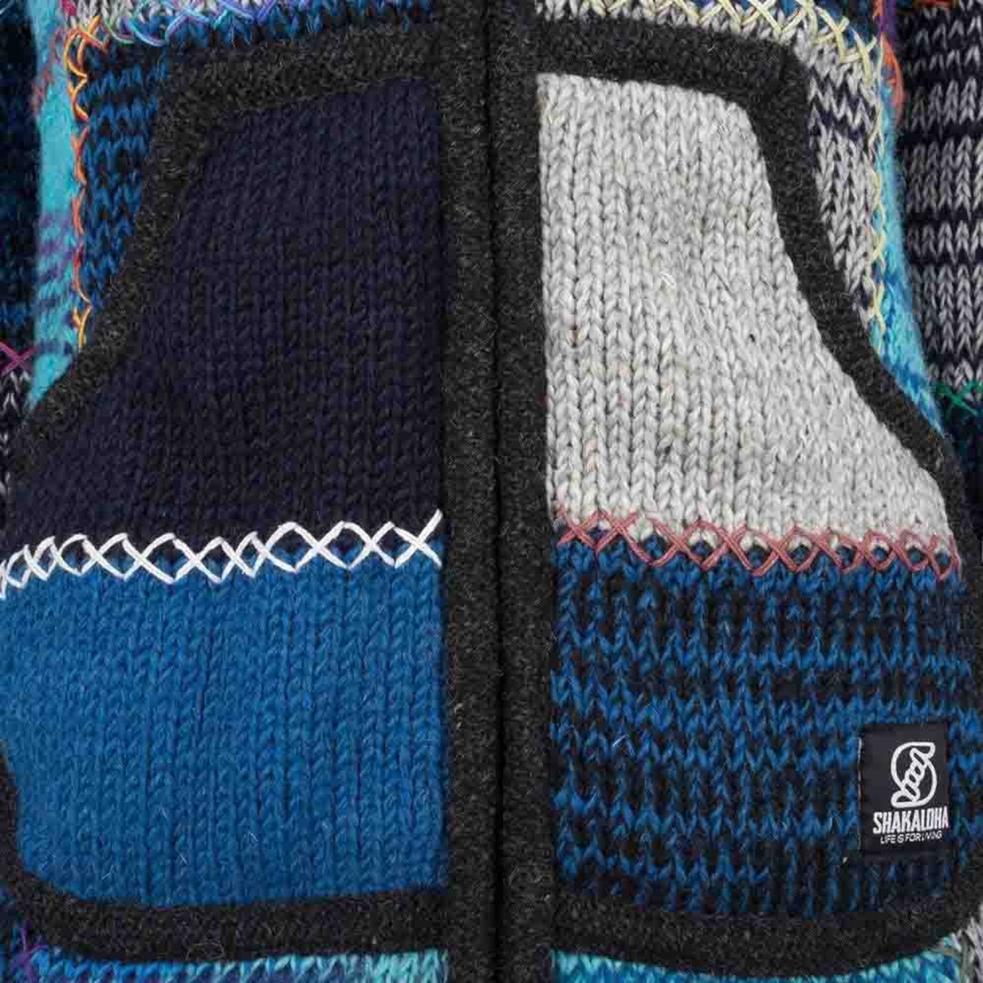  - ["Abbigliamento","Donna","Giacche","Nuovo","Shakaloha"] - Shakaloha W Patch NH Mix Blue - Lupis SRL