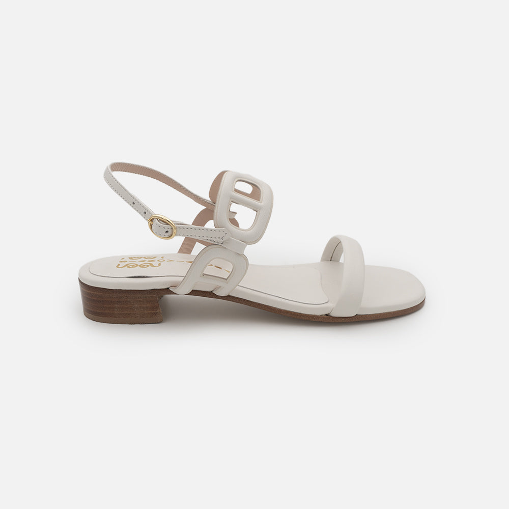 '- ["Donna","Sandali Eleganti","Scarpe","Siano Via Roma"] - SIANO VIA ROMA 070 Sandalo Nappa Bianco - Lupis SRL
