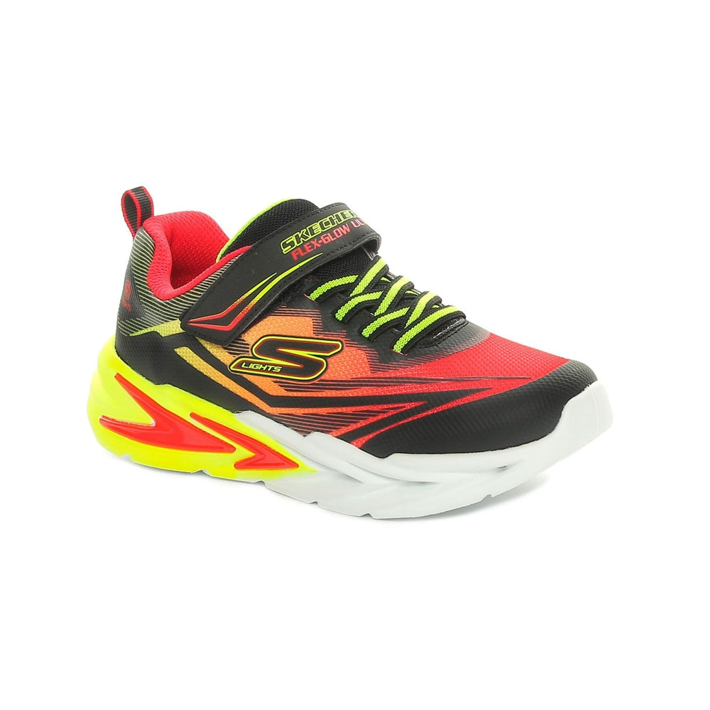 Skechers Kids' Flex Glow Ultra Sport Shoes Black Red 400139L-BKRD