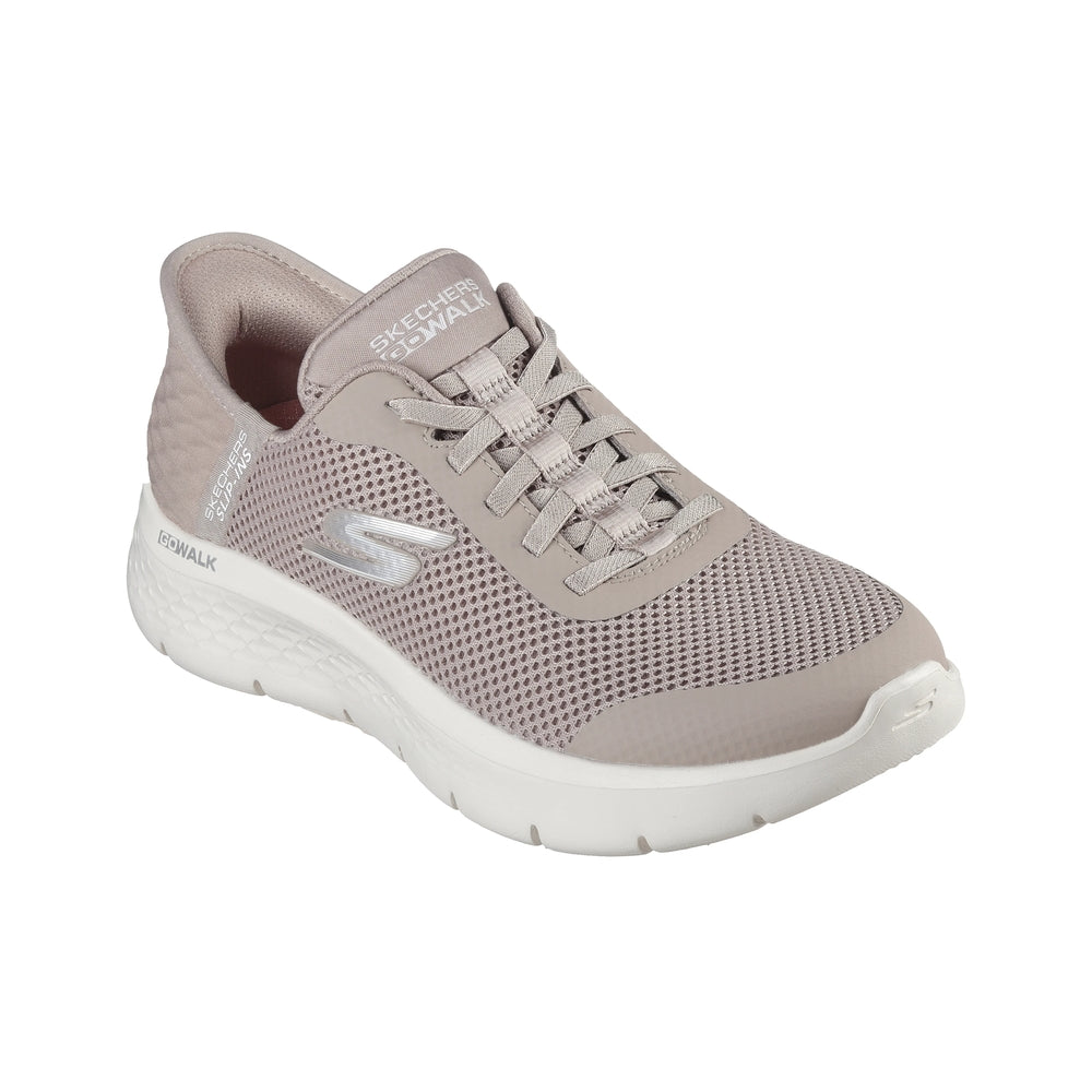 Skechers Women's Athletic Shoes Go Walk Flex Grand Entry Taupe 124836-TPE
