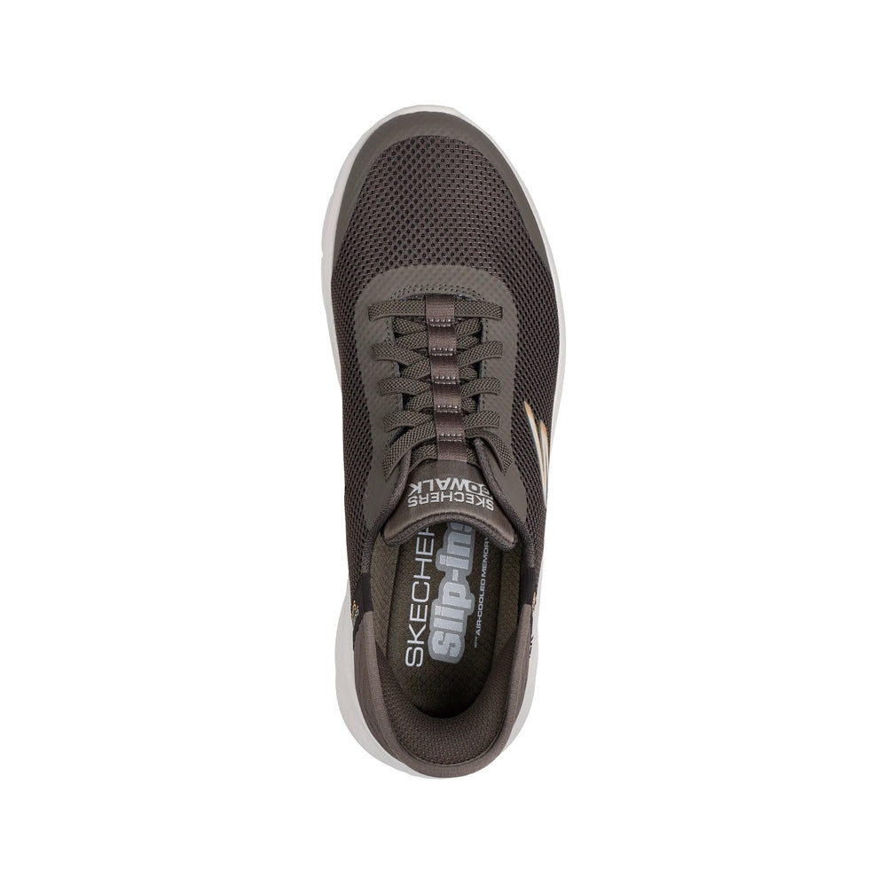Skechers Men's Gowalk Flex Handsup Brown Sport Shoes 216324-BRN