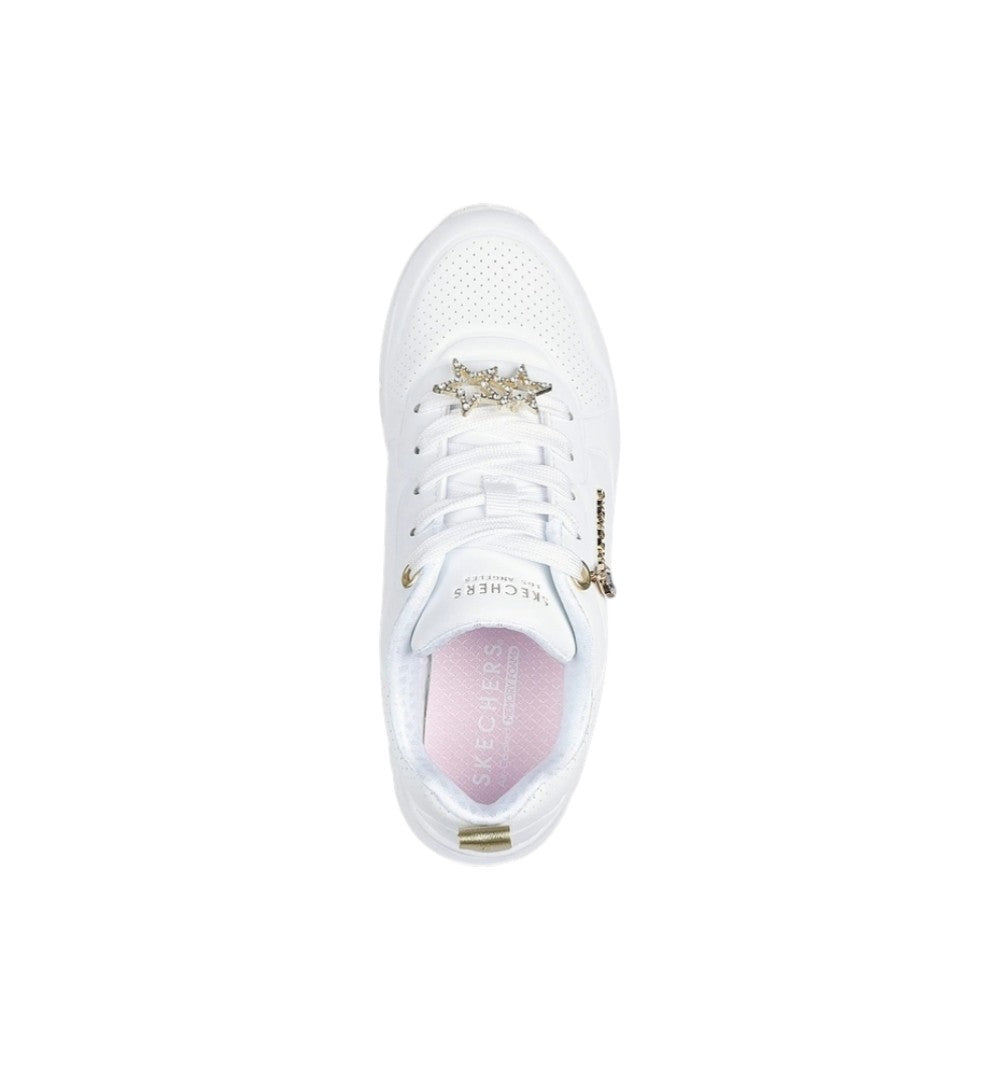 Skechers Kids Uno Gen1 Trendy Jewels White Gold 310562L-WGD Sport Shoes