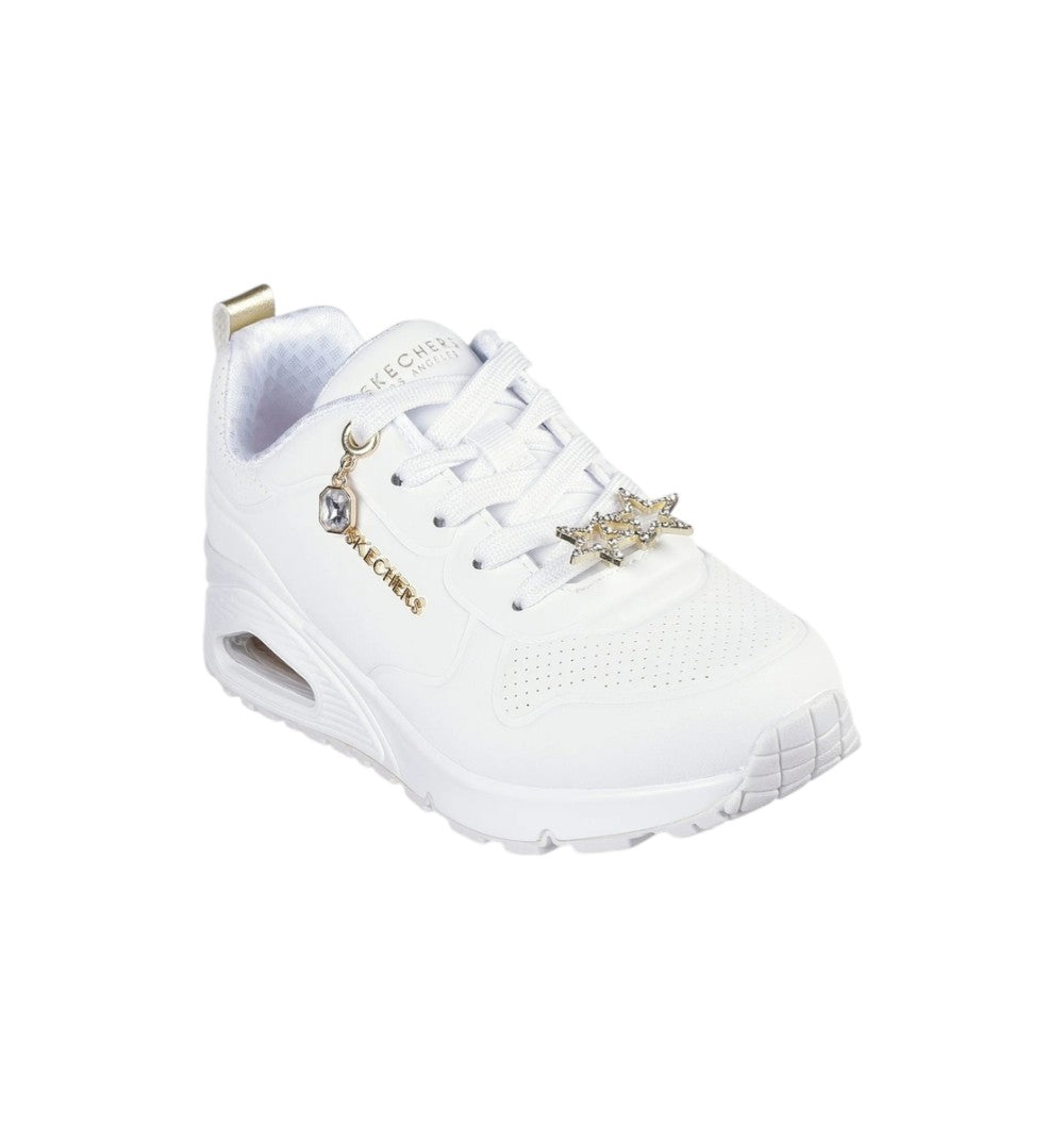 Skechers Kids Uno Gen1 Trendy Jewels White Gold 310562L-WGD Sport Shoes