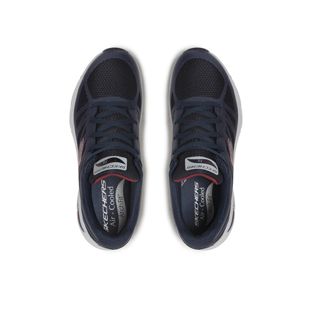 '- ["PE25","Scarpe","Scarpe sportive","Skechers","Uomo"] - Skechers Arch Fit Charge Back Navy Red 232042-NVRD - Lupis SRL
