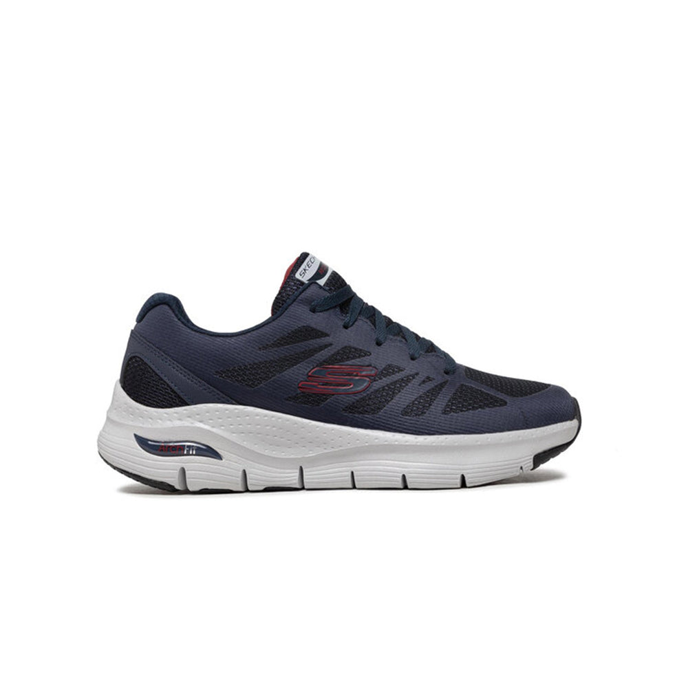 '- ["PE25","Scarpe","Scarpe sportive","Skechers","Uomo"] - Skechers Arch Fit Charge Back Navy Red 232042-NVRD - Lupis SRL