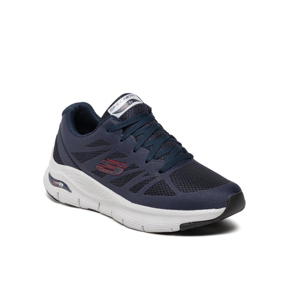 '- ["PE25","Scarpe","Scarpe sportive","Skechers","Uomo"] - Skechers Arch Fit Charge Back Navy Red 232042-NVRD - Lupis SRL