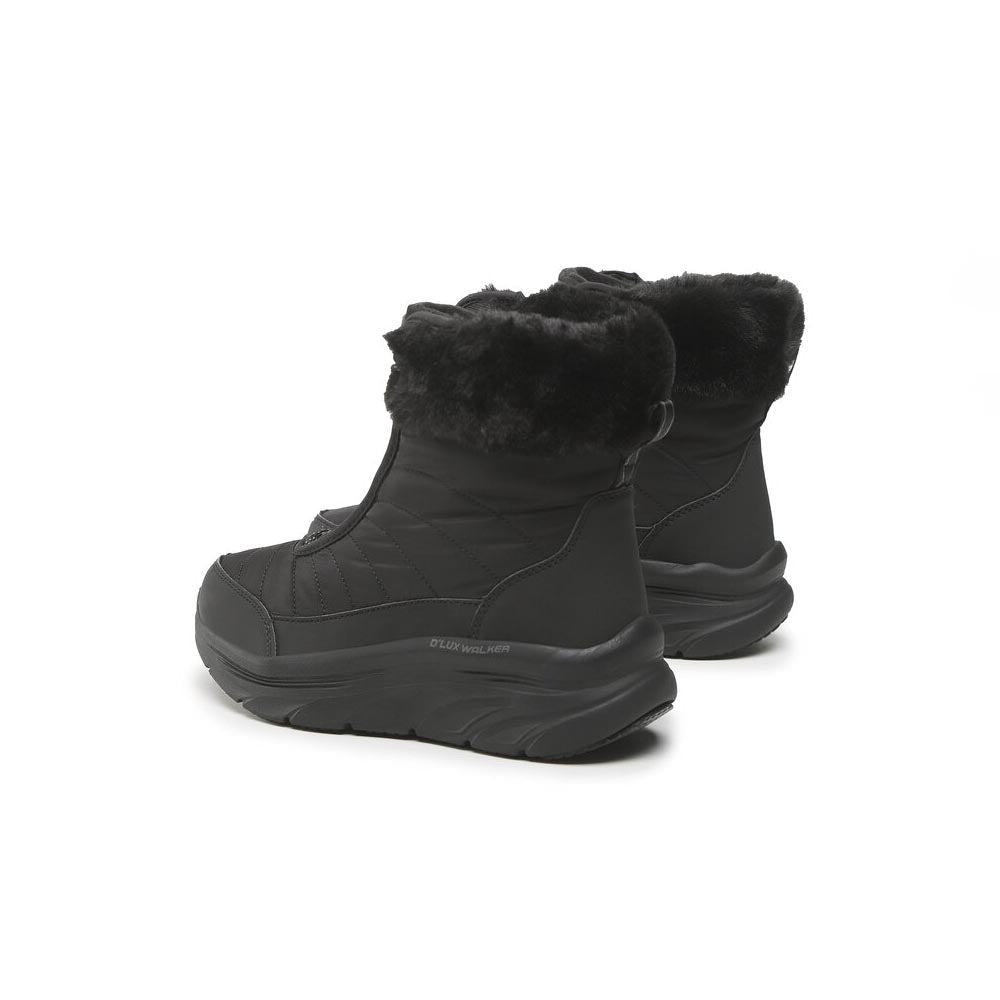  - ["Donna","Nuovo","Scarpe","Skechers","Stivaletti","Ultima Taglia"] - Skechers D'Lux Walker-Winter Black - Lupis SRL