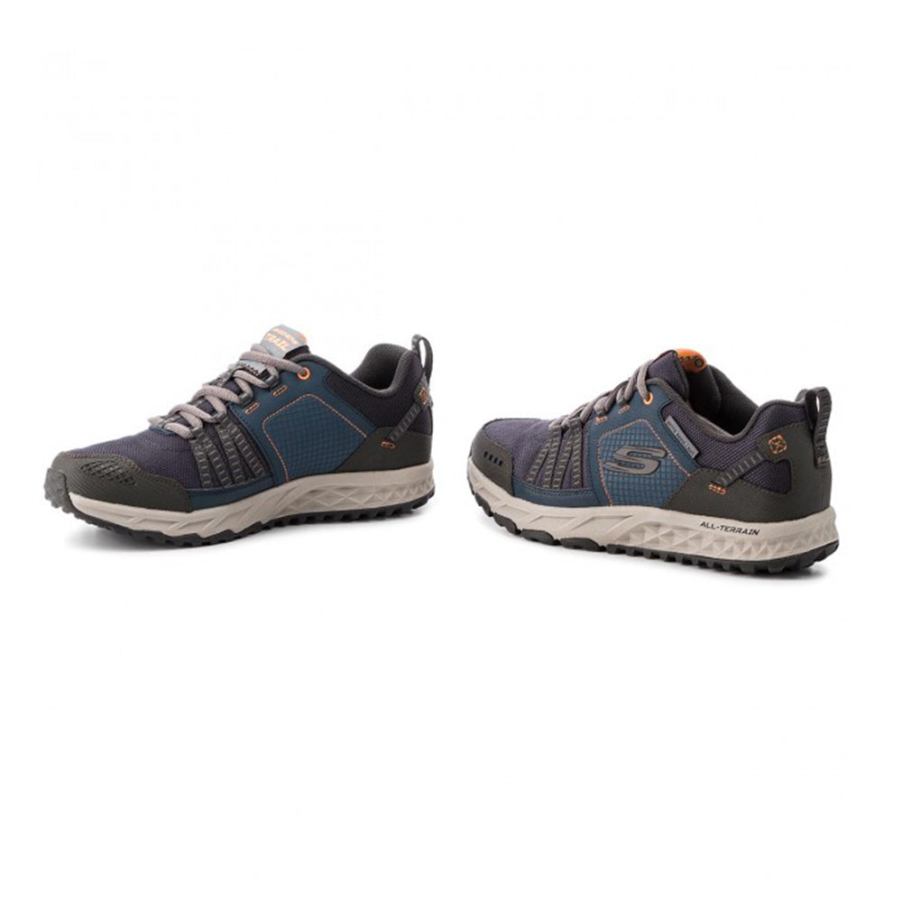  - ["Nuovo","Scarpe","Scarpe da trekking","Scarpe sportive","Skechers","Sneakers","Uomo"] - Skechers Escape Plan Navy Orange - Lupis SRL