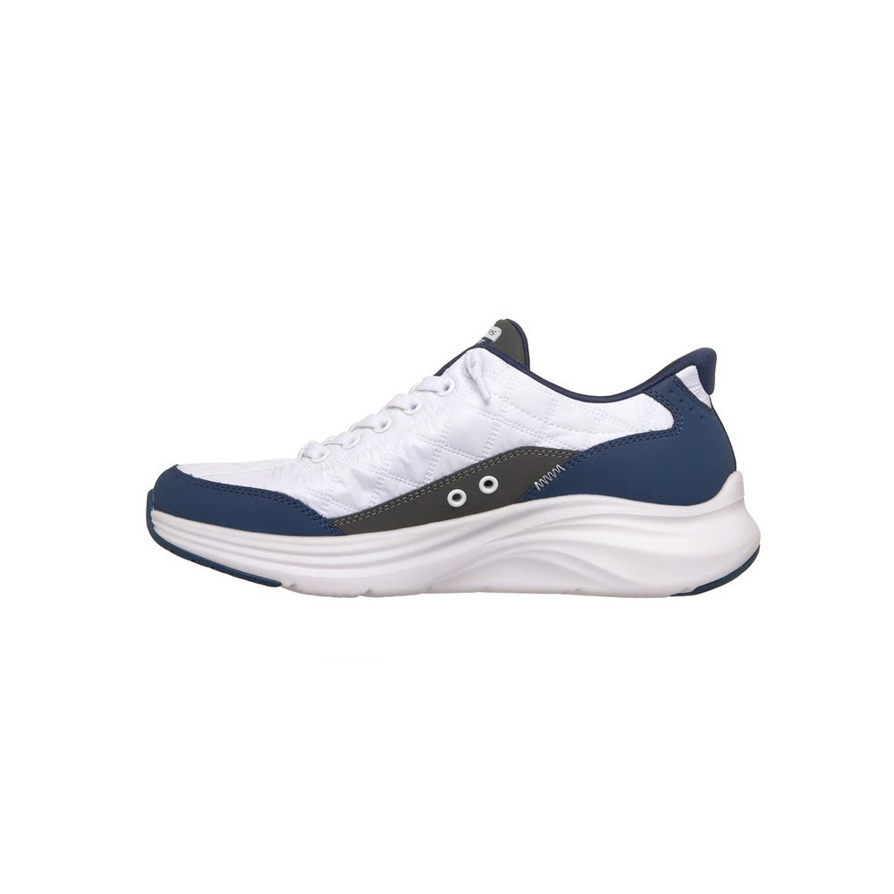 Skechers Women's Sports Shoes Contour Foam White Navy 150404-WNV