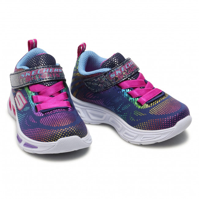 Skechers - Coming Back, Kids, Out of stock, Scarpe sportive, Skechers, Toddler, Ultima taglia - Skechers T Light's Litebeams Gleam N' Dream Navy Multi - Lupis SRL