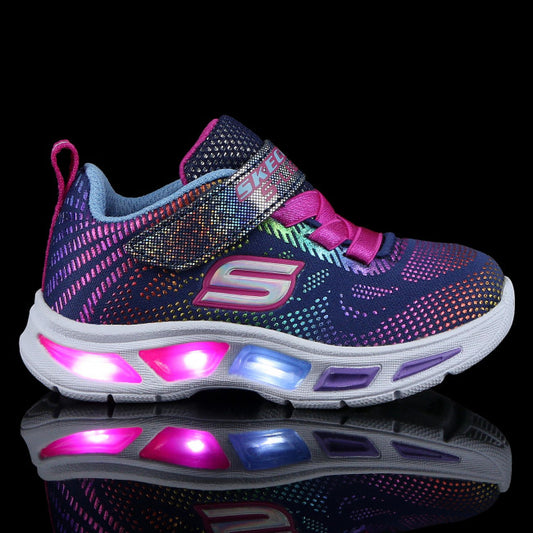 Skechers - Coming Back, Kids, Out of stock, Scarpe sportive, Skechers, Toddler, Ultima taglia - Skechers T Light's Litebeams Gleam N' Dream Navy Multi - Lupis SRL