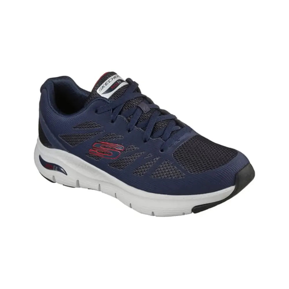'- ["PE25","Scarpe","Scarpe sportive","Skechers","Uomo"] - Skechers Arch Fit Charge Back Navy Red 232042-NVRD - Lupis SRL