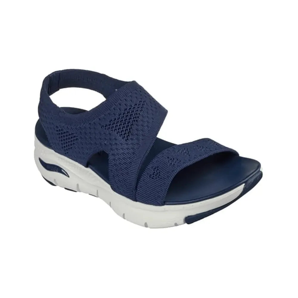 '- ["Donna","PE25","Sandali Sportivi","Scarpe","Skechers"] - Skechers Arch Fit Navy 119458-NVY - Lupis SRL