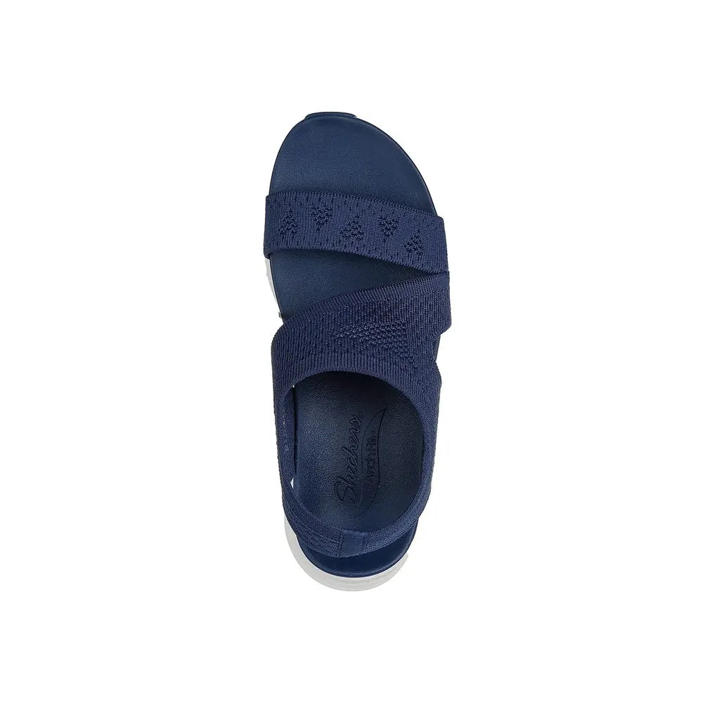 '- ["Donna","PE25","Sandali Sportivi","Scarpe","Skechers"] - Skechers Arch Fit Navy 119458-NVY - Lupis SRL