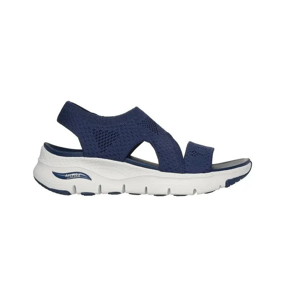 '- ["Donna","PE25","Sandali Sportivi","Scarpe","Skechers"] - Skechers Arch Fit Navy 119458-NVY - Lupis SRL