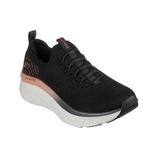  - ["Donna","PE25","Scarpe","Scarpe sportive","Skechers"] - Skechers DLux Walker Let It Glow Black 149366-BKRG - Lupis SRL