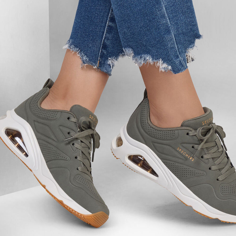 Skechers Tres-Air Uno Ah Olive