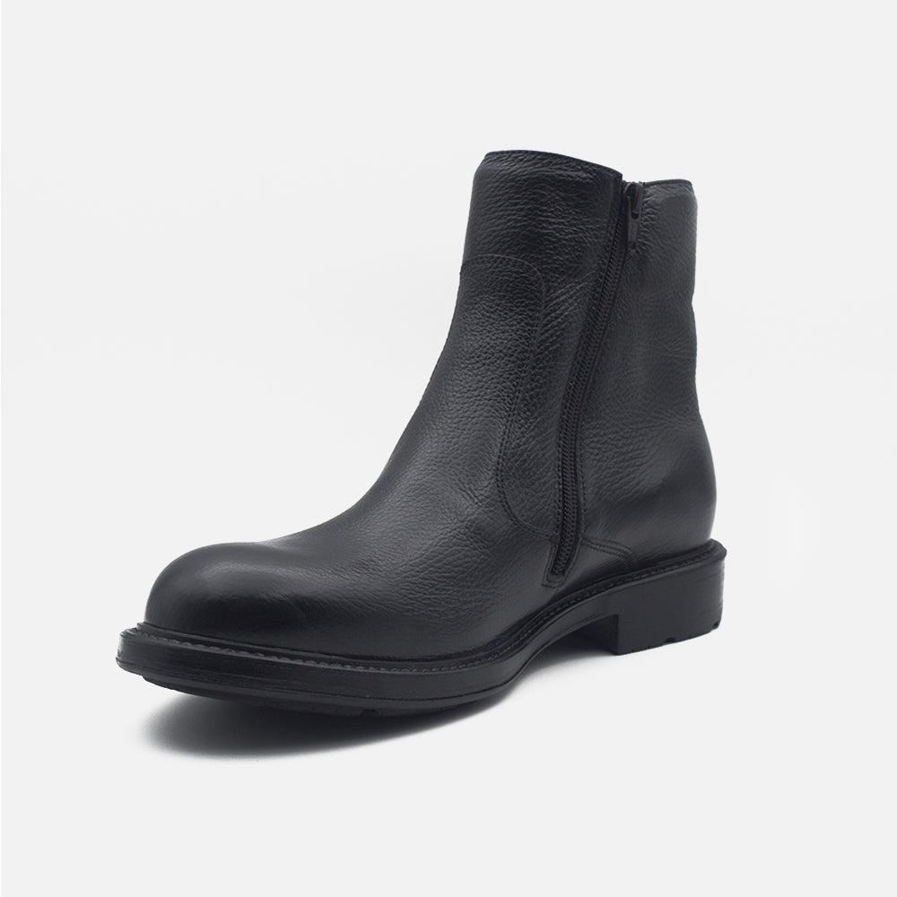 '- ["Artigianato","Eva Picci","Scarpe","Slight","Stivaletti","Uomo"] - Slight 1431 Stival Pelo Nero - Lupis SRL