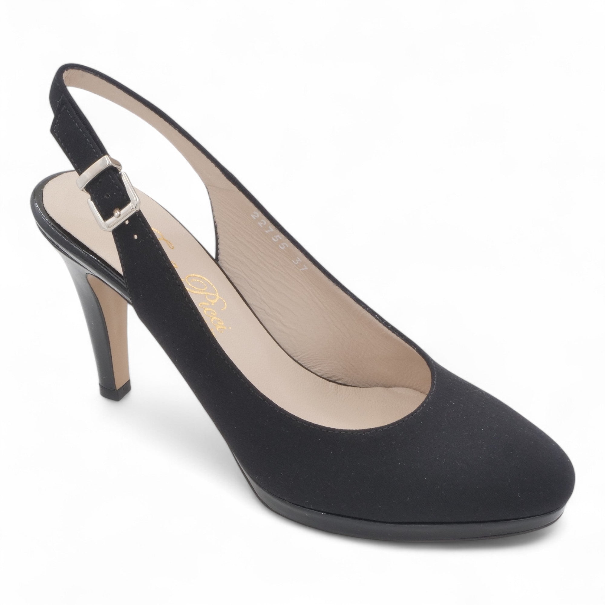  - ["Artigianato","Donna","Eva Picci","Scarpe","Slingback","Tacco"] - Slingback Da Donna Eva Picci Slingback 22755 Nicole Nero - Lupis SRL