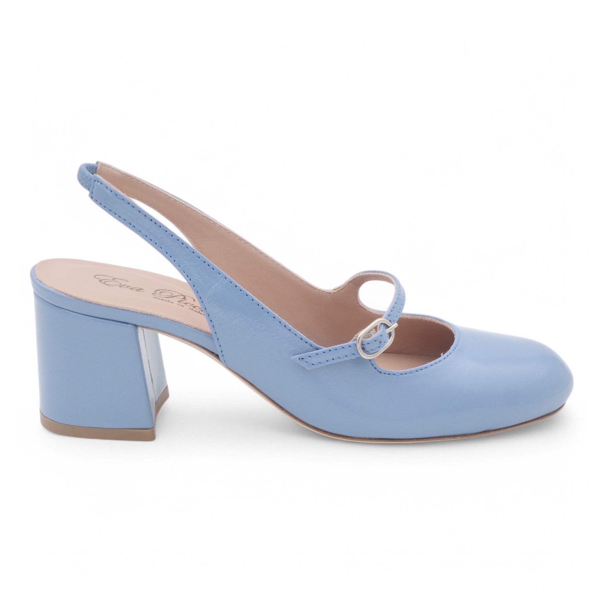  - ["Artigianato","Donna","Eva Picci","PE25","Scarpe","Slingback","Tacco"] - Slingback da Donna Eva Picci Jeans T.55 CH2554 - Lupis SRL