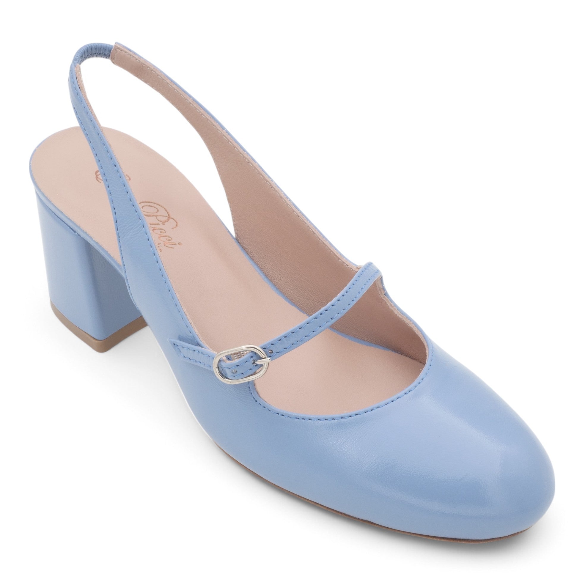  - ["Artigianato","Donna","Eva Picci","PE25","Scarpe","Slingback","Tacco"] - Slingback da Donna Eva Picci Jeans T.55 CH2554 - Lupis SRL