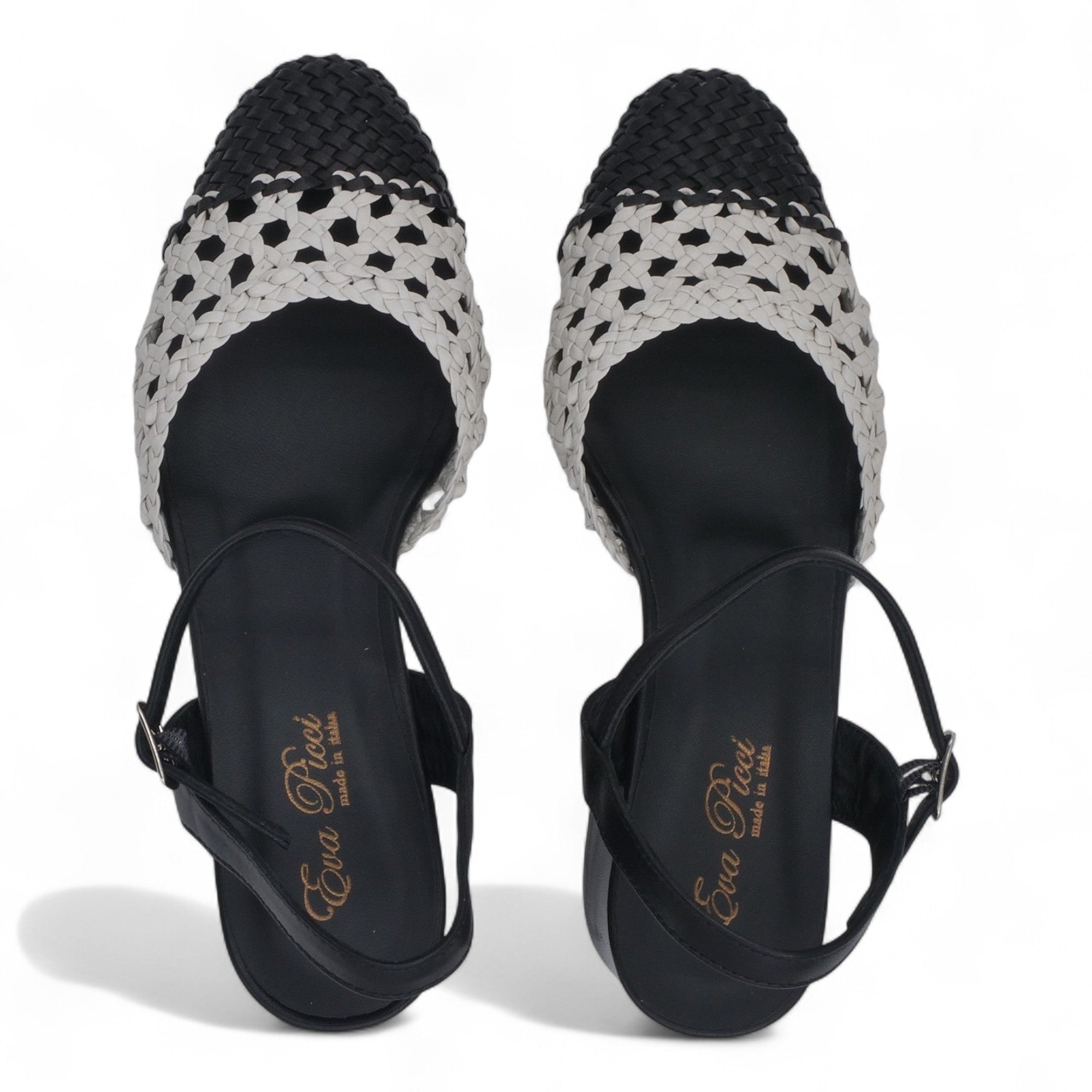  - ["Artigianato","Donna","Eva Picci","PE25","Scarpe","Slingback","Tacco"] - Slingback da Donna Eva Picci Nero T.50 CH2520 - Lupis SRL