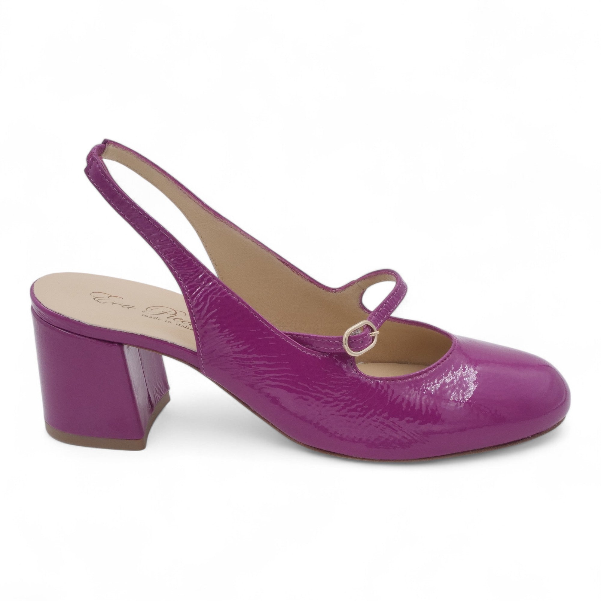  - ["Artigianato","Donna","Eva Picci","PE25","Scarpe","Slingback","Tacco"] - Slingback da Donna Eva Picci Orchidea T.55 CH2554 - Lupis SRL