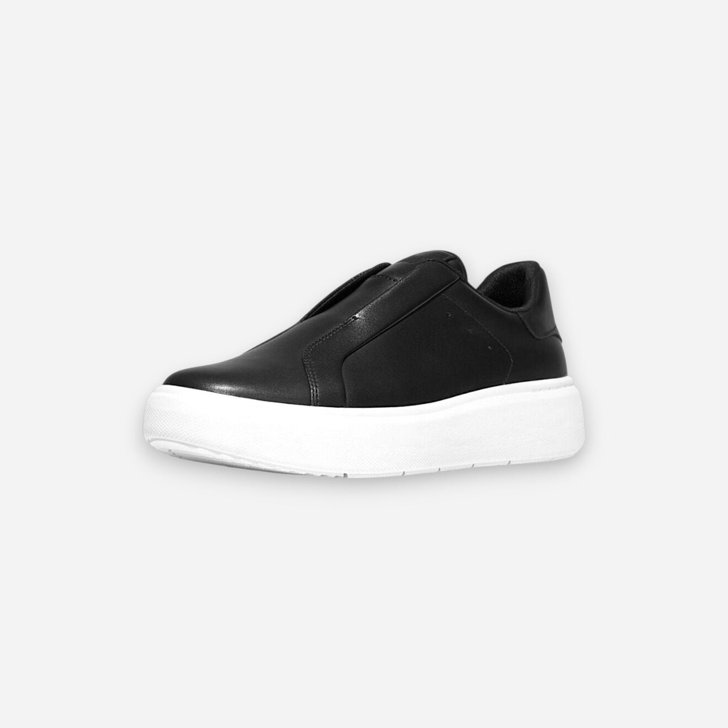 Slip On Donna FitFlop Rtg Laceless Sneakers Leather Black E4T-001 mi