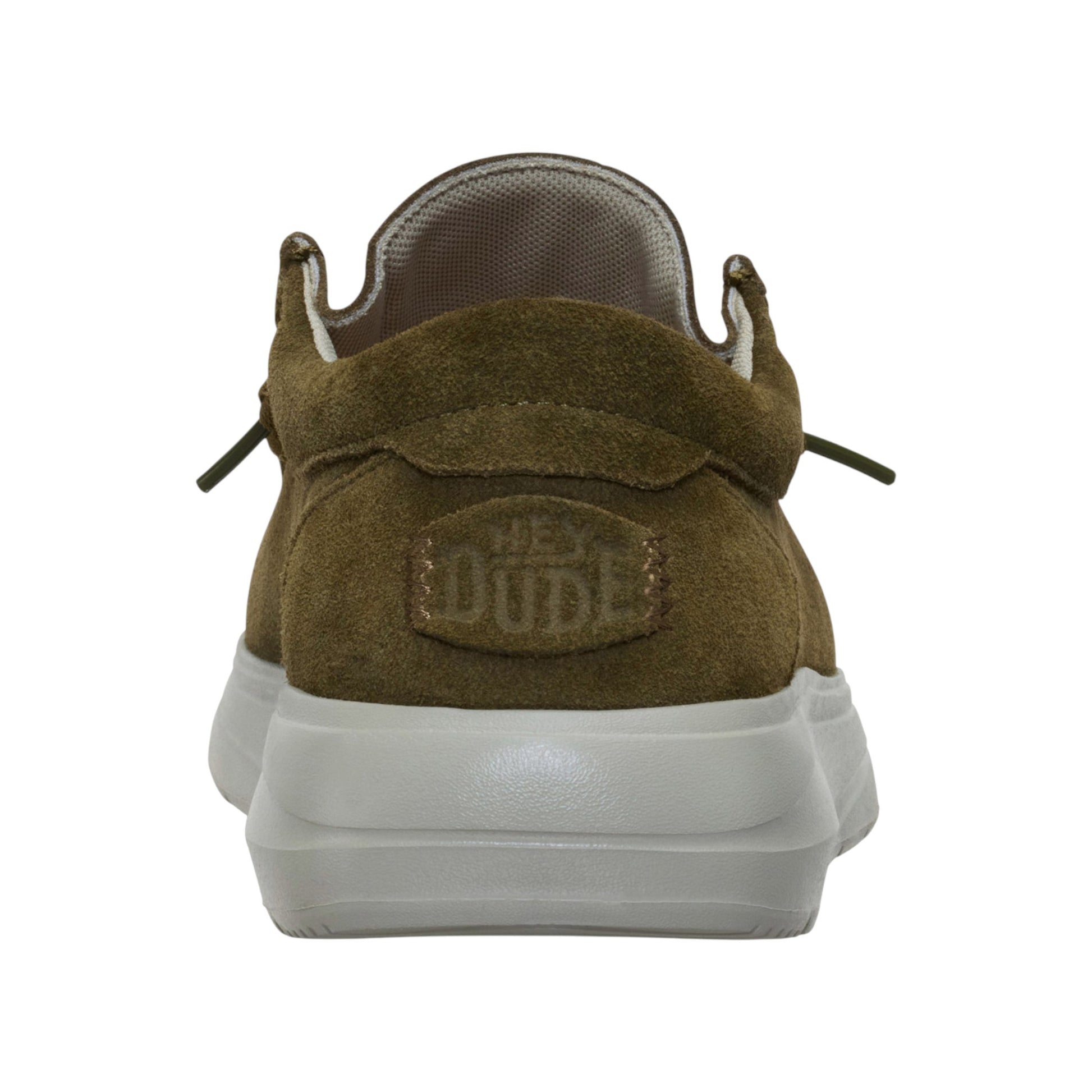  - ["FW25","HEYDUDE","Scarpe","Scarpe sportive","Slip-on","Uomo"] - Slip On HEYDUDE Wally Comf Suede Dark Olive Stone Grey 41975-3AF - Lupis SRL