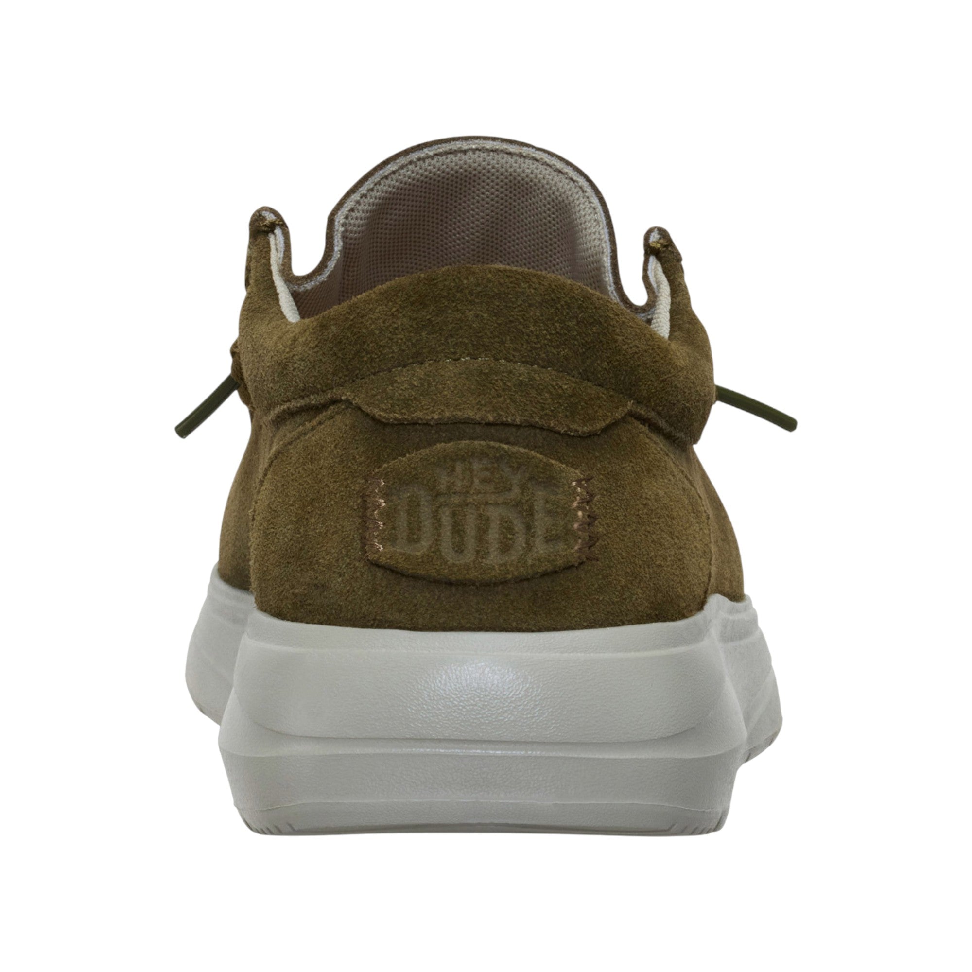  - ["FW25","HEYDUDE","Scarpe","Scarpe sportive","Slip-on","Uomo"] - Slip On HEYDUDE Wally Comf Suede Dark Olive Stone Grey 41975-3AF - Lupis SRL