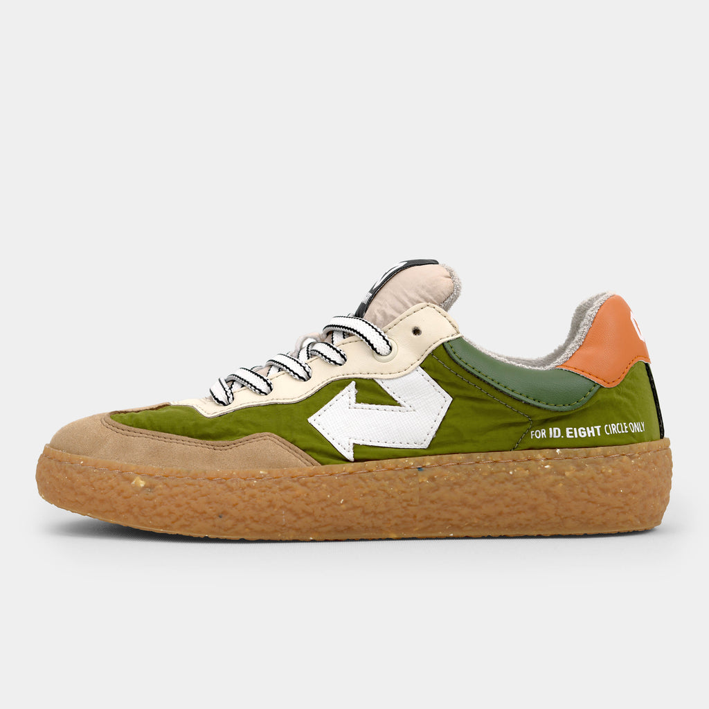 Unisex Id.Eight Uriduri Recycled Olive Green Sneakers URI-OLG
