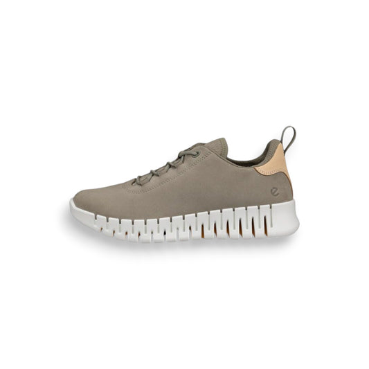 Sneakers Ecco Gruuv W Sneaker Lea Vetiver Powder 21820361337