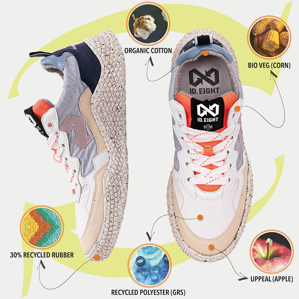 '- ["Id.Eight","PE25","Scarpe","Scarpe sportive","Uomo"] - Sneakers Id.Eight Hana Light Mix Square - Lupis SRL