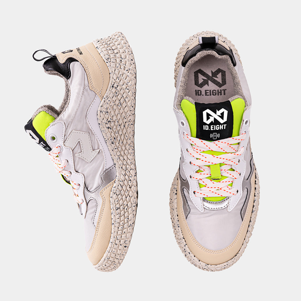'- ["Donna","Id.Eight","PE25","Scarpe","Scarpe sportive"] - Sneakers Id.Eight Hana White Crinkle - Lupis SRL