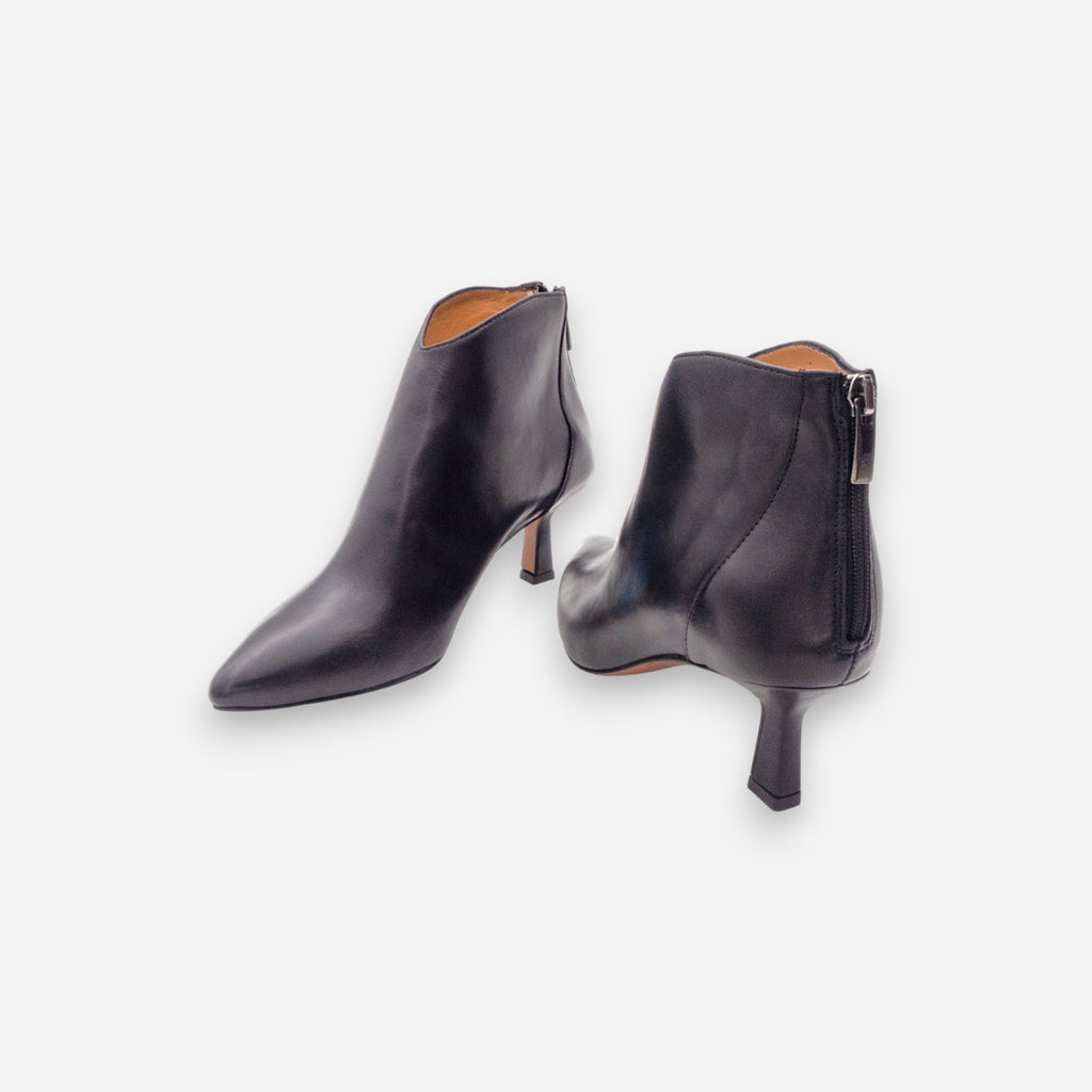 Stivaletti Donna Eva Picci Nappa Pelle Nero AMY