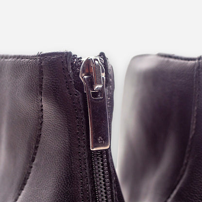 Stivaletti Donna Eva Picci Nappa Pelle Nero AMY