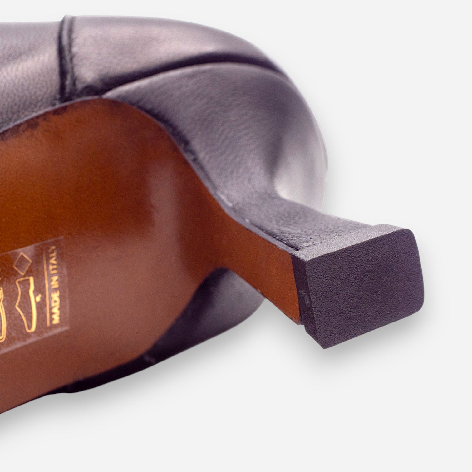 Stivaletti Donna Eva Picci Nappa Pelle Nero AMY