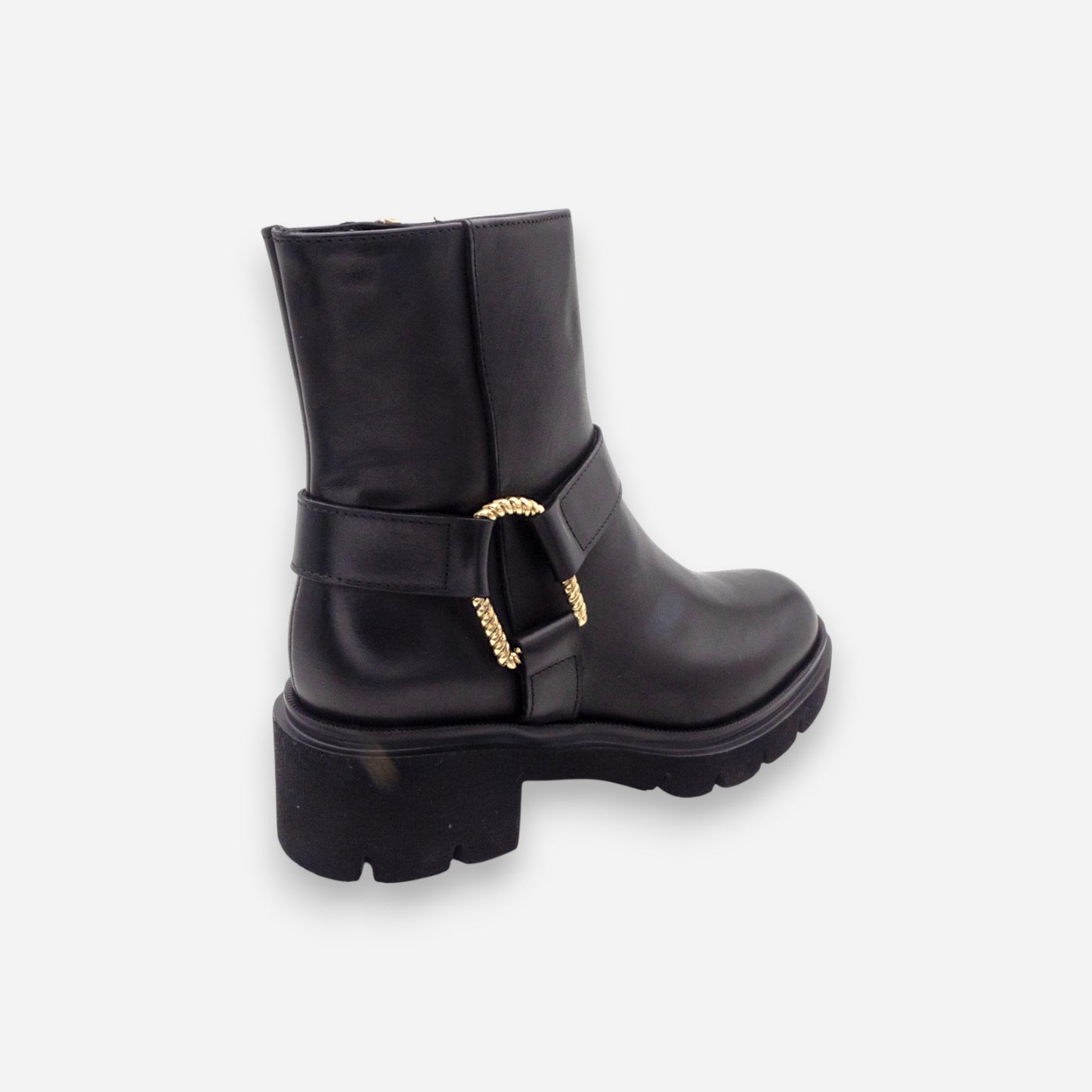 Stivaletti Donna Gianni Crasto Nature Pelle Nero 7020