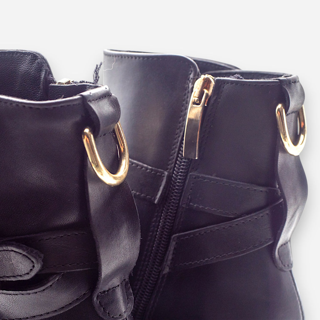 Stivaletti Donna Gianni Crasto Nature Pelle Nero 7690