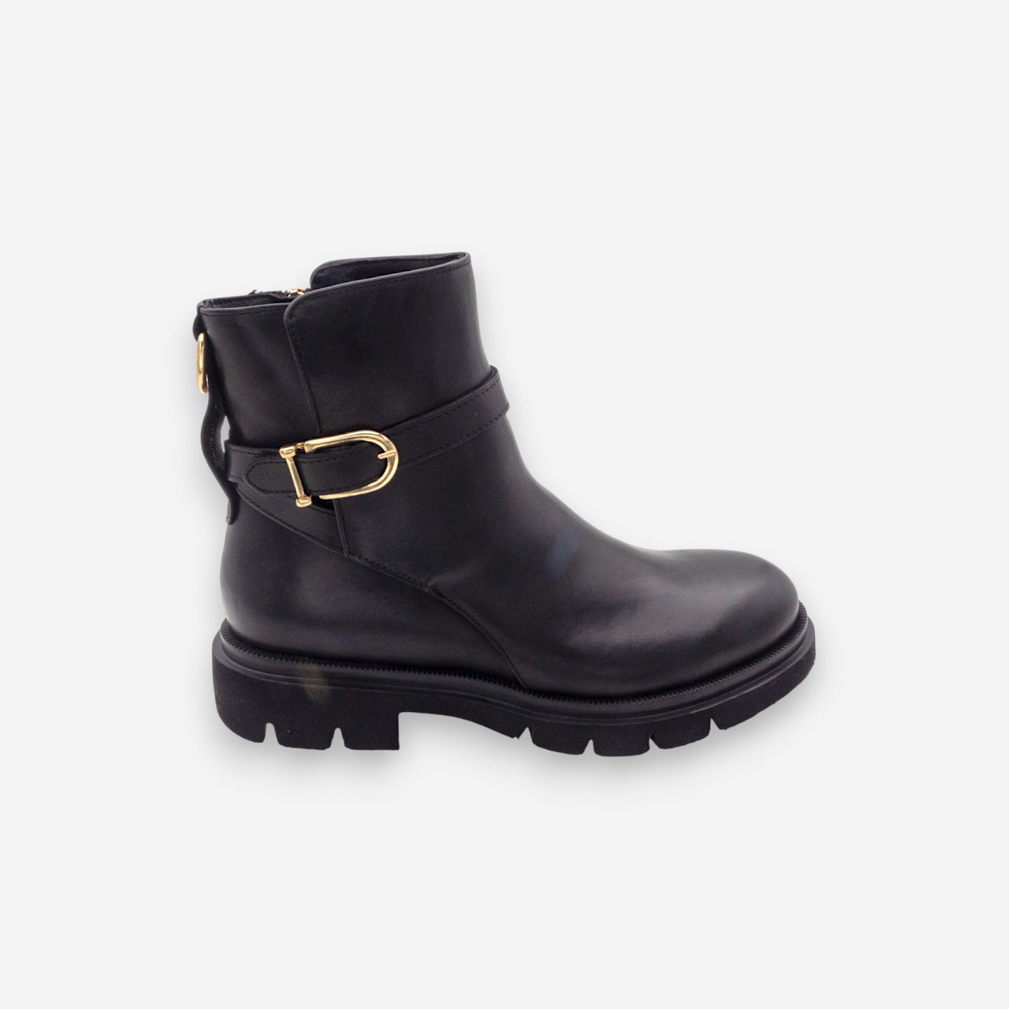 Stivaletti Donna Gianni Crasto Nature Pelle Nero 7690