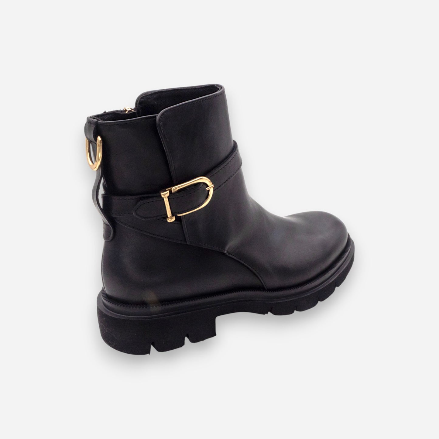 Stivaletti Donna Gianni Crasto Nature Pelle Nero 7690