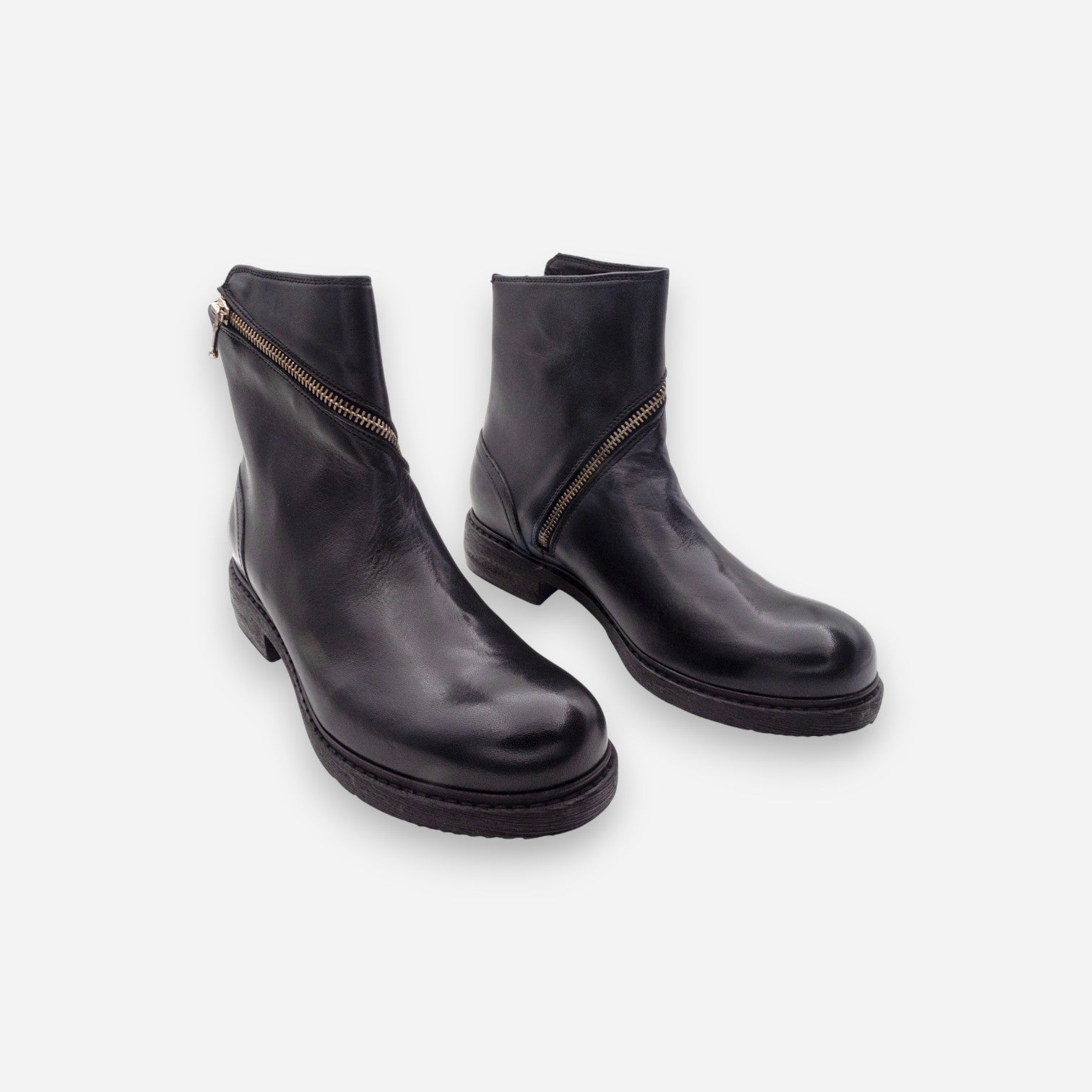 Stivaletti Donna JP/DAVID Papua Pelle Nero 32525/1