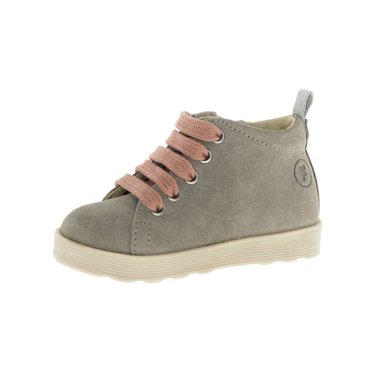 Stivaletti Kids Falcotto Evaert Zip Suede Taupe Rose 2502306-01-3D57