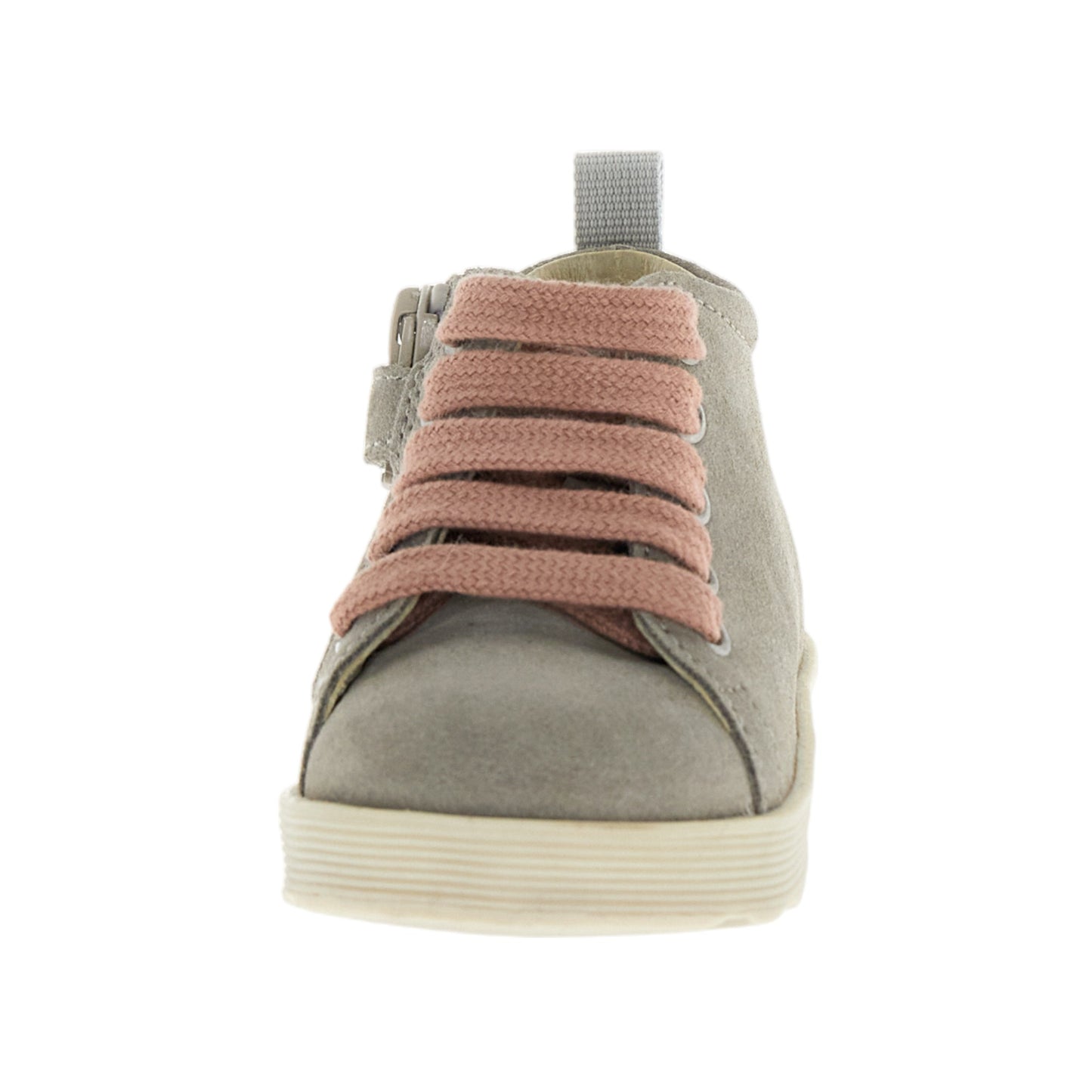 Stivaletti Kids Falcotto Evaert Zip Suede Taupe Rose 2502306-01-3D57