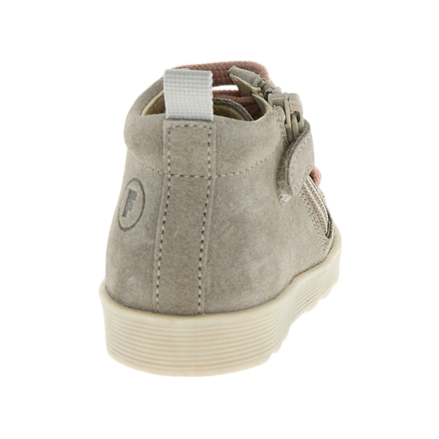 Stivaletti Kids Falcotto Evaert Zip Suede Taupe Rose 2502306-01-3D57