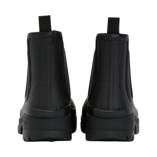 Stivaletti Uomo Barbour Rubber Ninbus Wellington Gomma Cotone Nero MRF0028